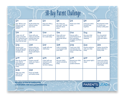 30-Day Parent Challenge