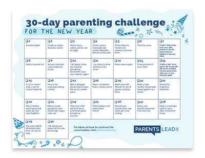 30-Day Parent Challenge: For the New Year