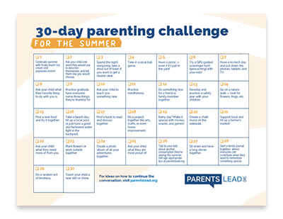 30-Day Parent Challenge: For the New Year