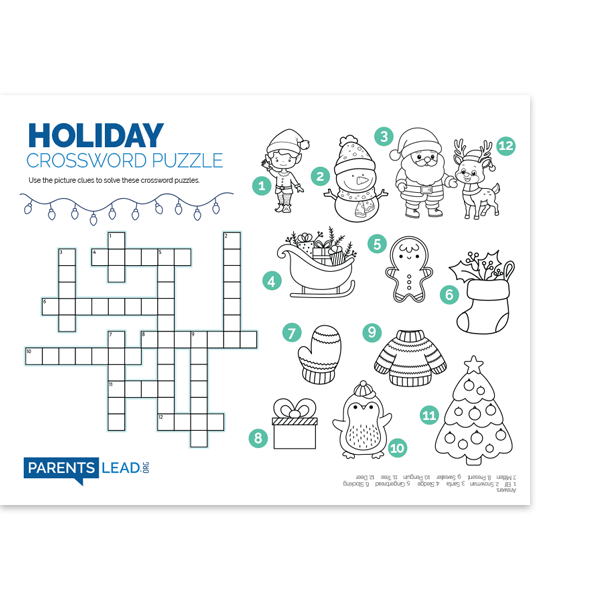 Holiday Crossword PUzzle